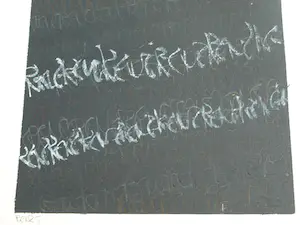 René Klinkers - Drukinkt , Zwart vierkant , “René III” - gesigneerd kopen? Bied vanaf 30!