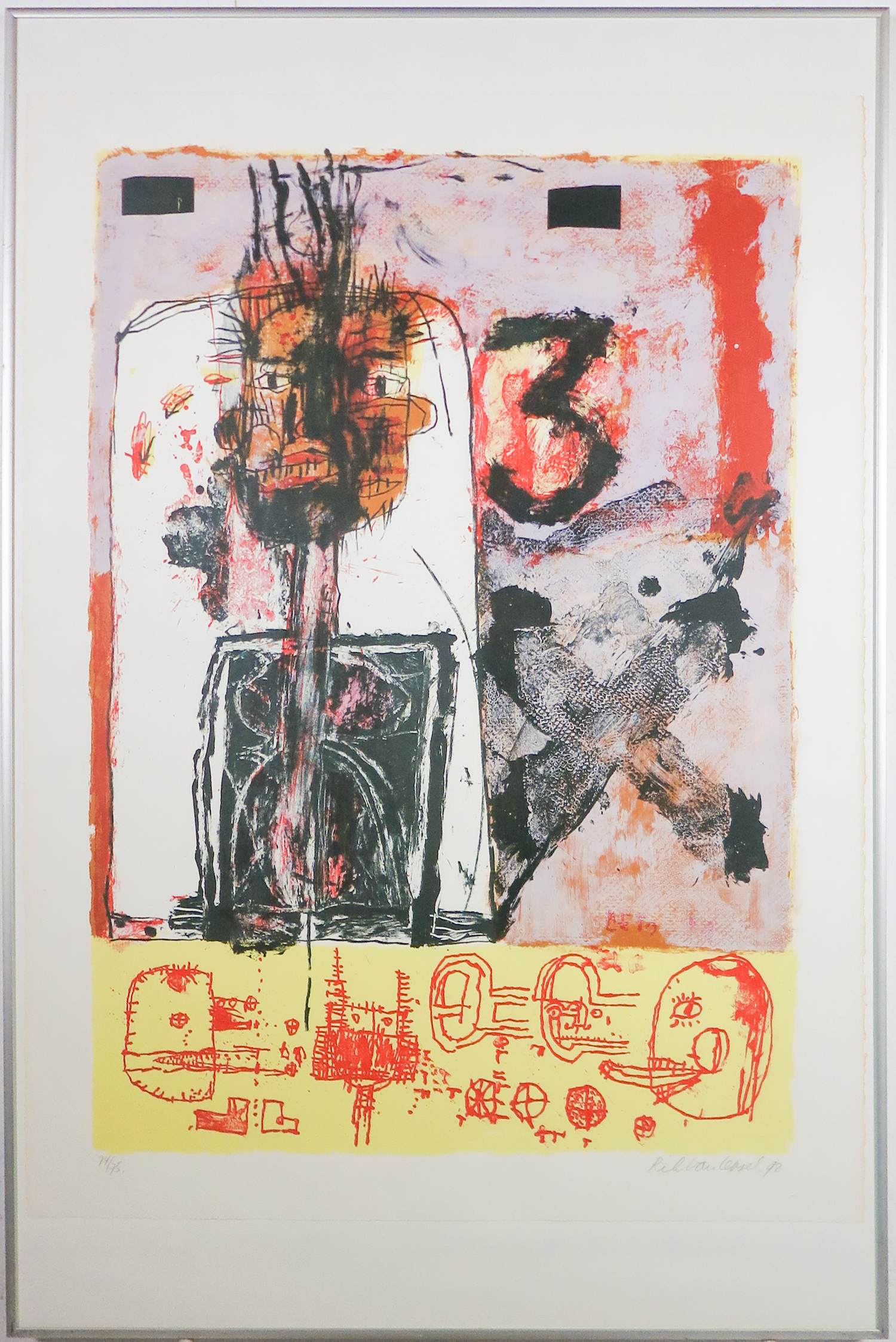 Rik van Iersel - Zeefdruk, Holy Christ! - Ingelijst kopen? Bied vanaf 50!