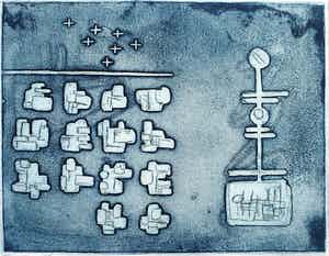 Jan Montyn - Ets - 1977 verkocht voor € 95!