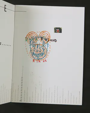 Rik van Iersel - Tekening in gemengde techniek + enkele gesigneerde boeken kopen? Bied vanaf 1!