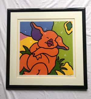 Shunyam - Shunyam, zeefdruk op papier verkocht voor € 40!