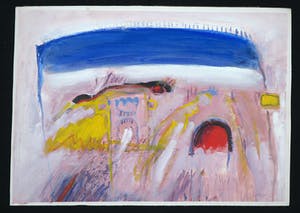 Franscz Witte - Olieverf op papier, Zonder titel kopen? Bied vanaf 1!