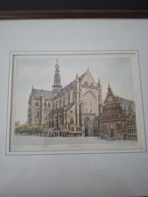 Albertus Wieringa - Ets van St. Bavo Haarlem 100/250 kopen? Bied vanaf 50!