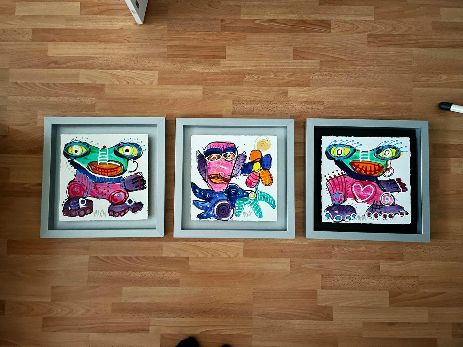 Ad van Hassel - Lippe Maxim 3 kunstwerken verkocht voor € 50!