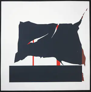 Hans Landsaat - Zeefdruk, Zonder titel kopen? Bied vanaf 40!