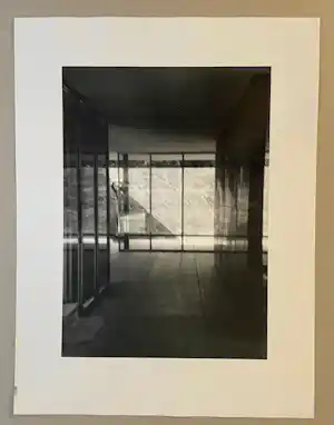Günther Förg - Barcelona Pavillon verkauft für € 500!