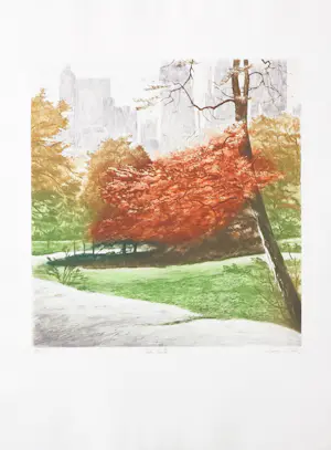 Harvey Kidder - Radierung und Aquatinta, Park Walk kopen? Bied vanaf 1!