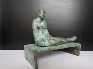 Sjer Jacobs - liggend naakt in BRONS kopen? Bied vanaf 325!