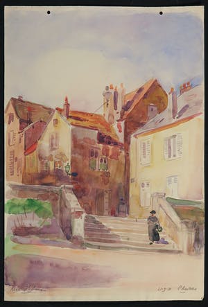 Han Krug - Ad Kikkert en Hen Euverman, Lot van drie aquarellen kopen? Bied vanaf 50!