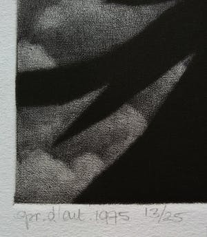 Nan Mulder - The letter, mezzotint ets kopen? Bied vanaf 35!