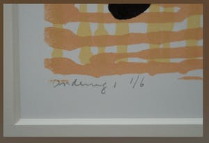 Marijke Verhoef - Onderweg - lithografie - in passpartout kopen? Bied vanaf 1!