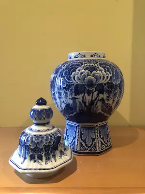 Porceleyne Fles - Dekselvaas Delft Blauw kopen? Bied vanaf 1000!