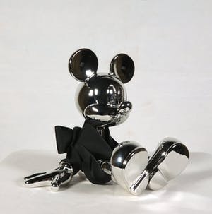 Marcel Wanders - Disney - Leblon Delienne - "Sitting Mickey Zilver" kopen? Bied vanaf 1!