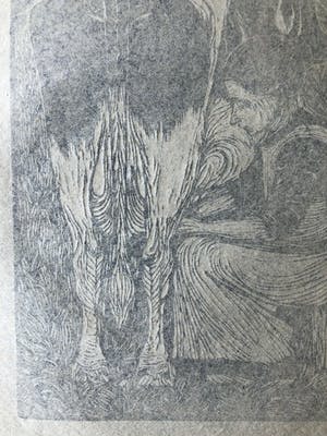 Jan Mankes - Houtsnede Koemelkster kopen? Bied vanaf 250!