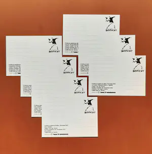 Banksy - FCK PTN! - 2 sets kopen? Bied vanaf 150!