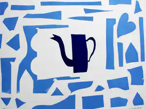 Klaas Gubbels - grote houtdruk - 2002 verkocht voor € 475!