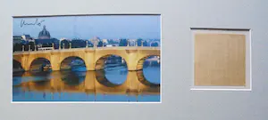 Christo - " Pont Neuf wrapped " 1983 - XXL inc. original stofmonster - handgesigneerd kopen? Bied vanaf 149!