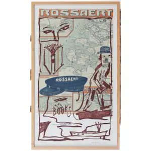 Pierre Alechinsky - "Rossaert" (2003) - COBRA kopen? Bied vanaf 725!