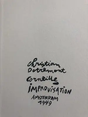 Christian Dotremont - Leporello van 14 bladen poëzie van Dotremont met tekeningen van Corneille kopen? Bied vanaf 325!