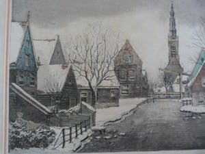 Antoon Hemert - Edam en Boerderij in winter kopen? Bied vanaf 62!