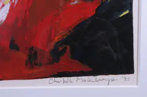 Charlotte Molenkamp - Zeefdruk, Dansend land - Ingelijst (Groot) kopen? Bied vanaf 1!