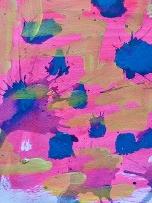 Peter Klashorst - Abstracte compositie kopen? Bied vanaf 1!