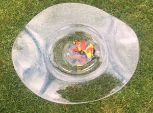 Niet of onleesbaar gesigneerd - Decoratieve Glazen (Fruit) Schaal kopen? Bied vanaf 10!