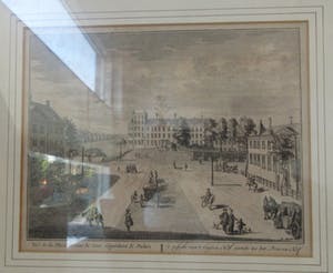 Daniel Marot - Antieke Koperets " 't gesight van 't buijten Hof siende na het Princen hof" kopen? Bied vanaf 38!