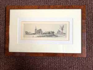 Maarten Langbroek - Zicht op Kerkje van Persingen in de Ooypolder verkocht voor € 65!