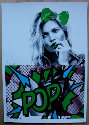 Death NYC - Zeefdruk: Kate Moss, drip - 2015 kopen? Bied vanaf 60!