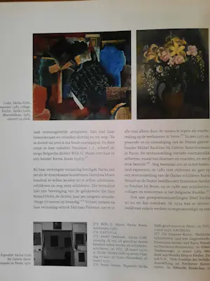 Sarika Goth - Vaas met bloemen (+ kunstboek Goth) kopen? Bied vanaf 220!