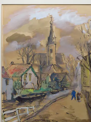 Jan Makkes - Dorpsgezicht (Vroeg werk) kopen? Bied vanaf 155!