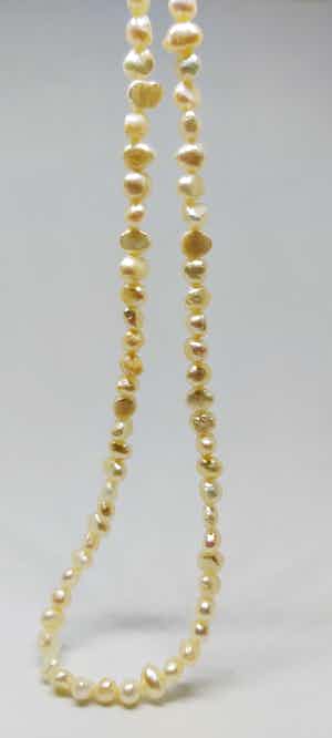 Barok Zoetwaterparel Collier zilver slotje 925 44cm verkocht voor € 50!