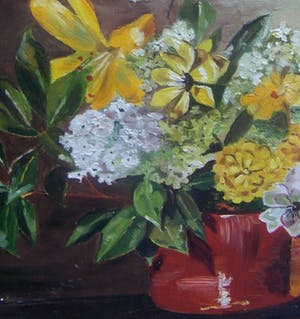 Niet of onleesbaar gesigneerd - Bloemstilleven. kopen? Bied vanaf 10!