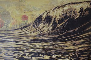 Shepard Fairey - Dark Wave - handsigniert kopen? Bied vanaf 1!