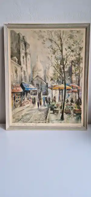 Lucien Delarue - Stadsgezicht van parijs vendu pour 65€ !