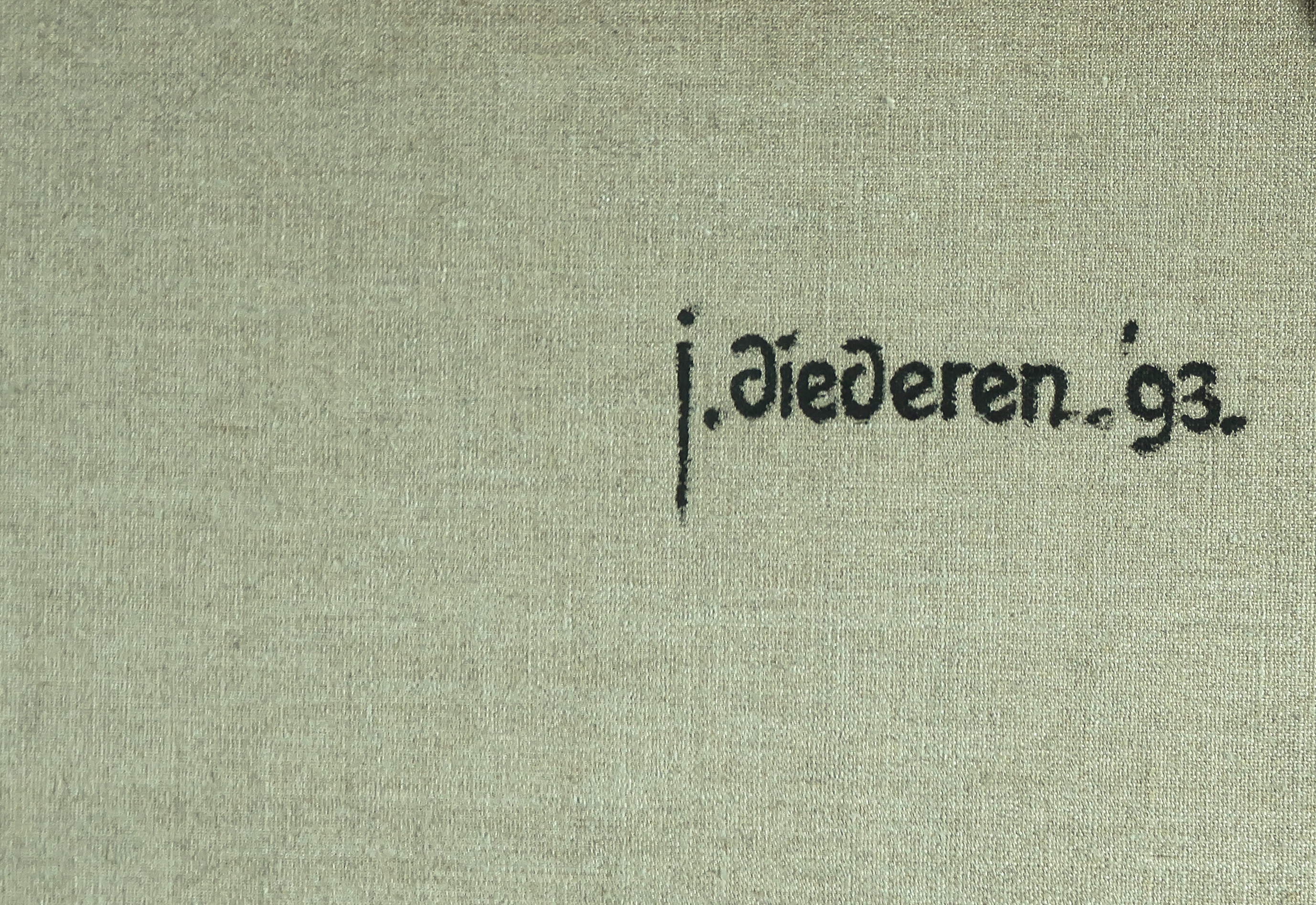 Jef Diederen - Acryl op doek, Abstracte voorstelling - Ingelijst (Zeer groot) kopen? Bied vanaf 1500!