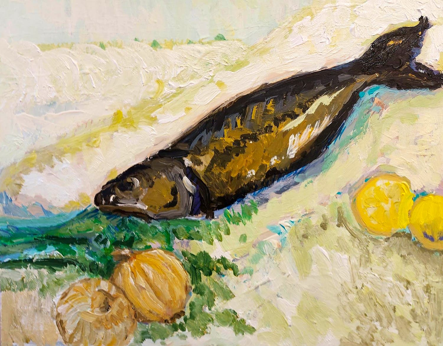 Tanja Koelemij - Makreel stilleven verkocht voor € 58!