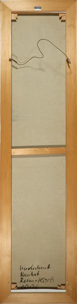 Regina Reim - Linosnede op doek, Abstracte compositie - Ingelijst (Zeer groot) kopen? Bied vanaf 1!