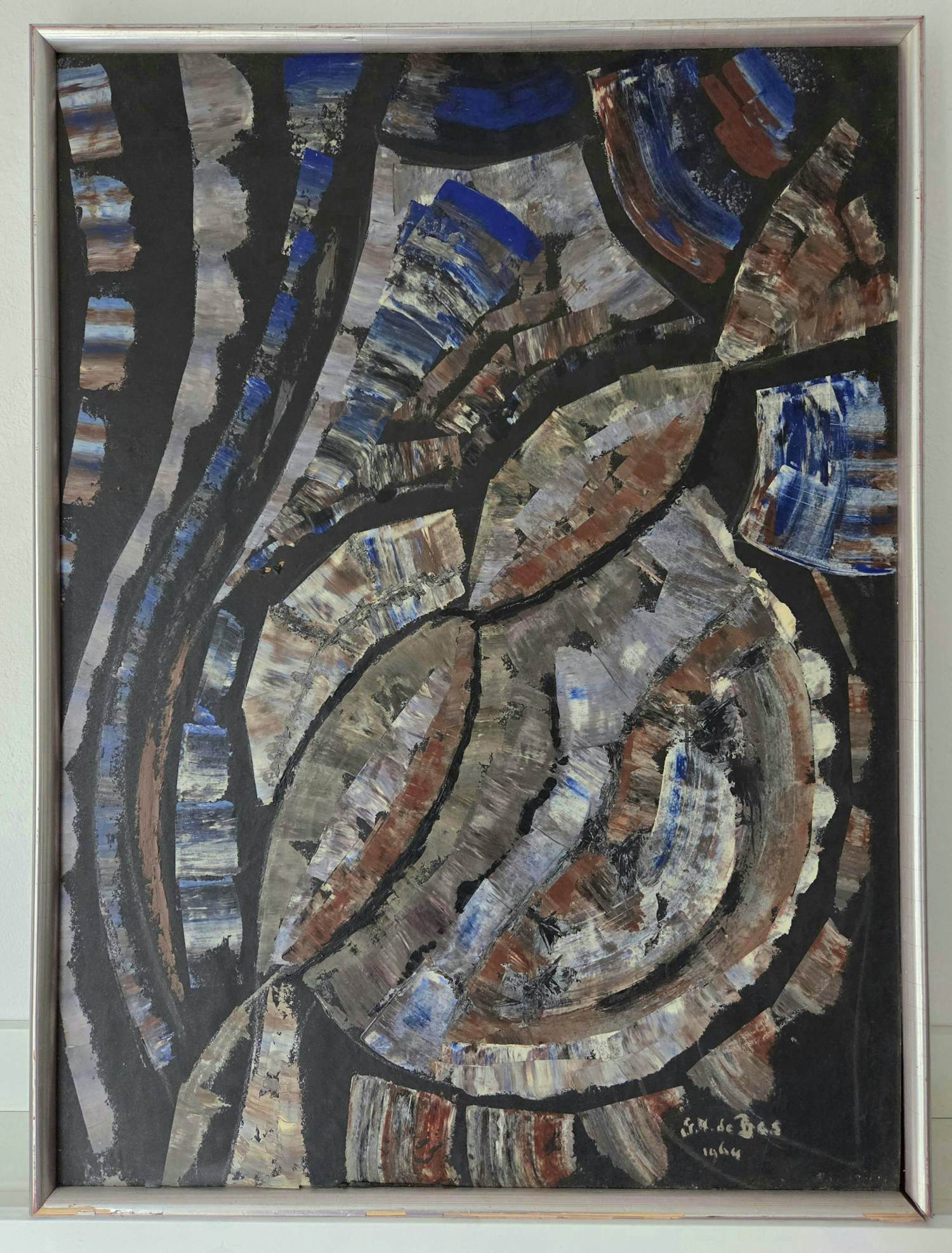 Onbekend - Abstract. Gouache. kopen? Bied vanaf 35!