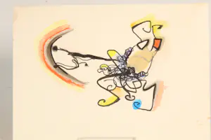 Piet Ouborg - Fantasievoorstelling, zeldzame litho, handgekleurd kopen? Bied vanaf 190!