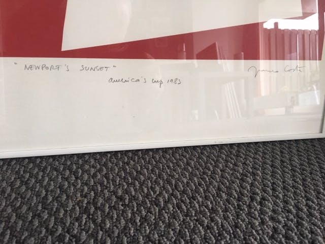 Franco Costa - Newport's sunset America's cup 1983 kopen? Bied vanaf 25!