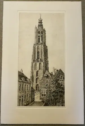 Henri von Rupprecht - Ets O.L.V Toren Amersfoort kopen? Bied vanaf 25!