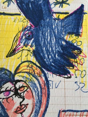 Corneille - Zeer bijzondere zeefdruk kopen? Bied vanaf 250!