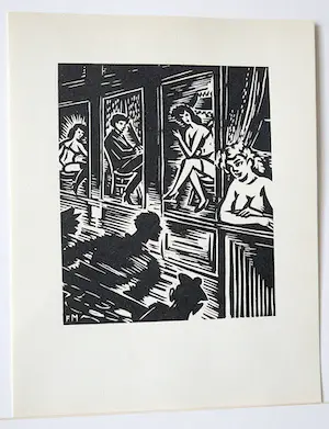 Frans Masereel - Das Gesicht Hamburgs - Szene von oder um Hamburg kaufen? Bieten Sie von 1!