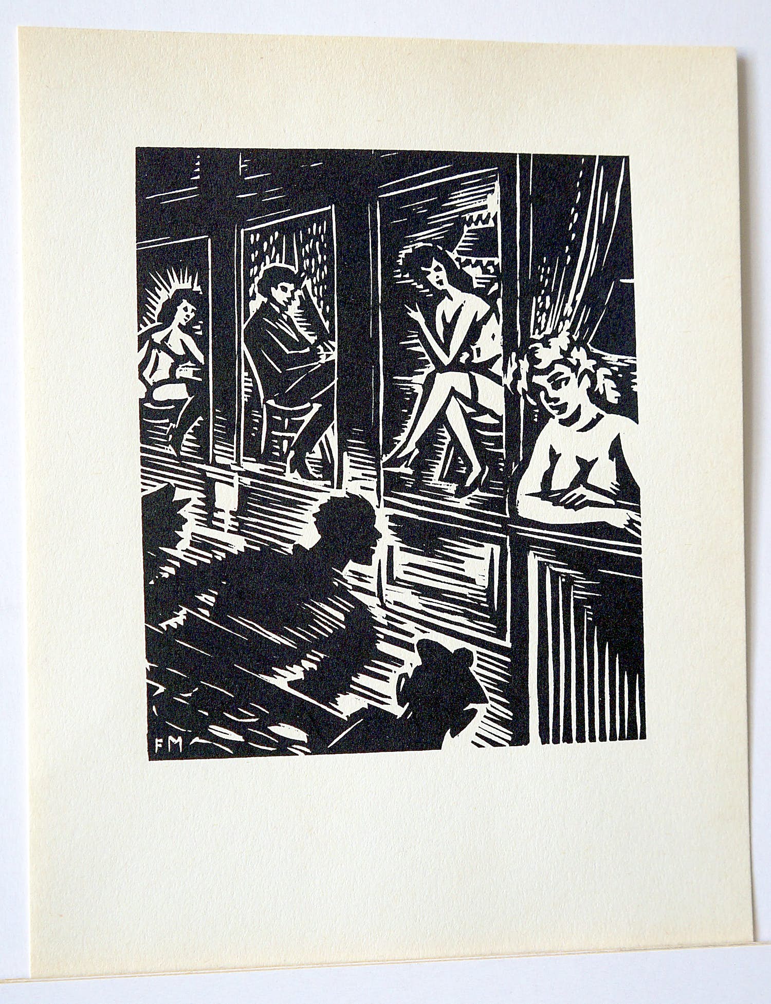 Frans Masereel - Das Gesicht Hamburgs - Szene von oder um Hamburg verkocht voor € 1!