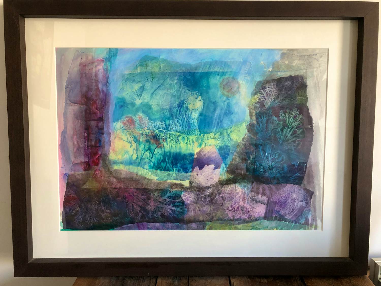 Greet Lyklema - Kleurrijk landschap kopen? Bied vanaf 100!