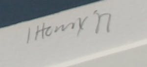 Jan Hendrix - ingelijste zeefdruk: Weatherbook - 1977 kopen? Bied vanaf 59!