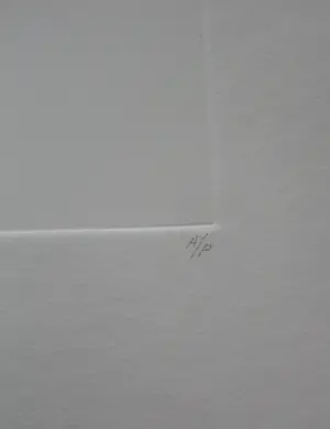 Harry van Kuyk - Minimalistische compositie, reliëfdruk - 1973 kopen? Bied vanaf 195!