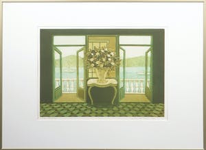 Laetitia de Haas - Ets, Lago Maggiore - Ingelijst kopen? Bied vanaf 30!